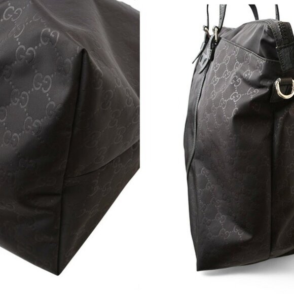 GUCCI Black Leather Shoulder Bag - Picture 4 of 16